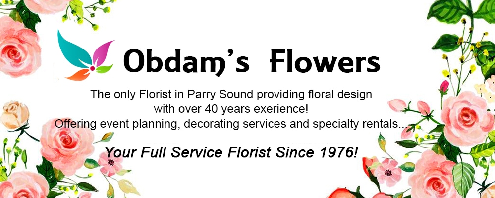 Flower Delivery to Parry Sound by Obdam's Flowers